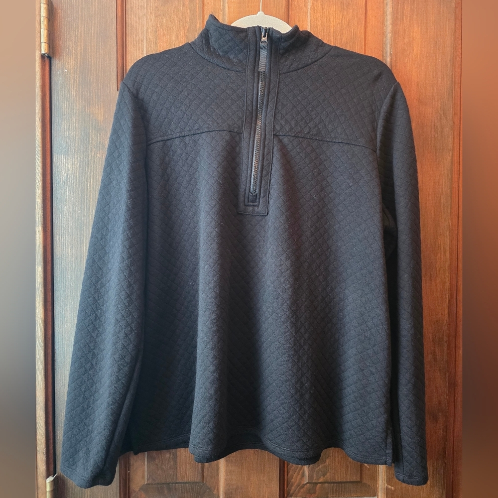 Croft & Barrow Women's Black Zip-Up Sweater